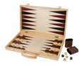 Kufrík na šach a backgammon 221, drevené hračky pre deti