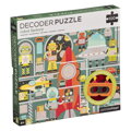 Petitcollage Puzzle roboti 100 ks s 3D okuliarmi, 1, kreatívne hračky pre deti