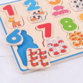 Bigjigs Toys Vkladacie puzzle Farby a čísla, 2, hračky pre deti