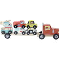 Vilac Drevený kamión s autíčkami na nasadzovanie, 7415 hračky pre deti
