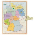 Goki Puzzle mapa Nemecka, 1 hračky pre deti