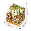 RoboTime Drevené 3D puzzle Miniatúra Záhradná terasa, 4 hračky pre deti