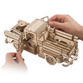 Ugears 3D mechanické puzzle - Americký nákladiak pick-up 460 ks, 7, hračky