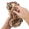 Ugears 3D mechanické puzzle - Driftujúci závodiak Cobra 370 ks, 6, hračky