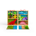 Bigjigs Toys Krabička na hranie Dinosaury, 1, hry pre deti