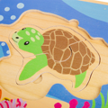 Bigjigs Toys Puzzle Životný cyklus korytnačky, 3, hry pre deti
