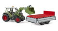 Bruder 2182 Traktor Fendt Vario 211 s čelným nakladačom a sklápacím prívesom, 3, hračky
