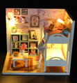 Dvěděti Miniatúra domčeka Cherylina izba, 3, hry pre deti