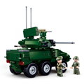 Sluban Model Bricks M38-B0753 Obrnené bojové vozidlo 6x6 EBRC Jaguar, 3, hračky