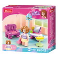 Sluban Girls Dream M38-B0800C Obývačka, 1, hračky