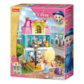Sluban Girls Dream Village M38-B0875 Dvojposchodový dom s podkrovím, 3, hračky