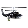 Sluban Model Bricks M38-B0752 Bojový vrtuľník Ka-50 Black Shark, 1, hry pre deti