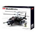 Sluban Model Bricks M38-B0752 Bojový vrtuľník Ka-50 Black Shark, 4, hry pre deti