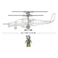 Sluban Model Bricks M38-B0752 Bojový vrtuľník Ka-50 Black Shark, 2, hry pre deti