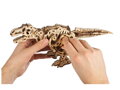 Ugears 3D drevené mechanické puzzle Tyranosaurus Rex, 4, hry pre deti