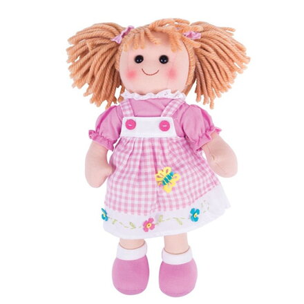Bigjigs Toys Látková bábika Eva - 34 cm