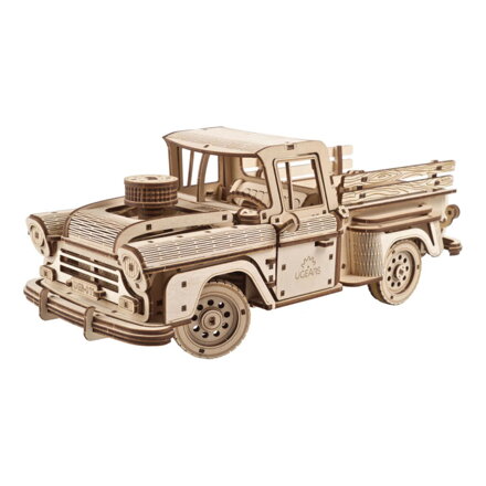 Ugears 3D mechanické puzzle - Americký nákladiak pick-up 460 ks