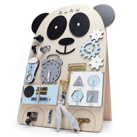 Senzorická doska Activity board panda Alan