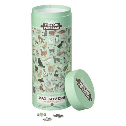 Ridley's Games Puzzle pre milovníkov mačiek zelené 1000 dielikov