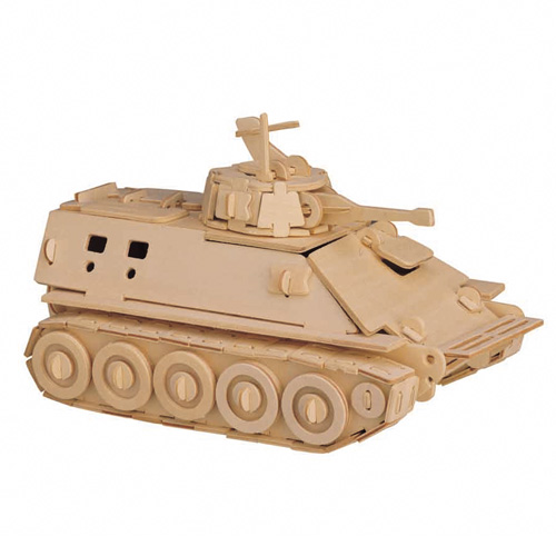Woodcraft Drevené 3D puzzle Obrnený transportér P053