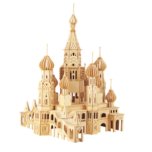 E-shop Woodcraft Drevené 3D puzzle Kostol Petersburg DH006