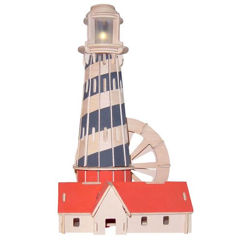 Woodcraft Drevené 3D puzzle Maják III P145