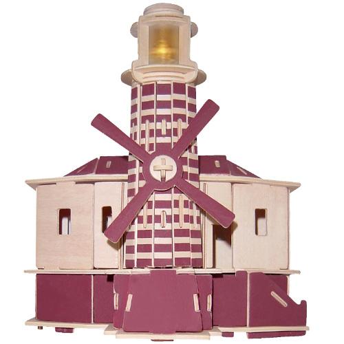 Woodcraft Drevené 3D puzzle Maják II P146