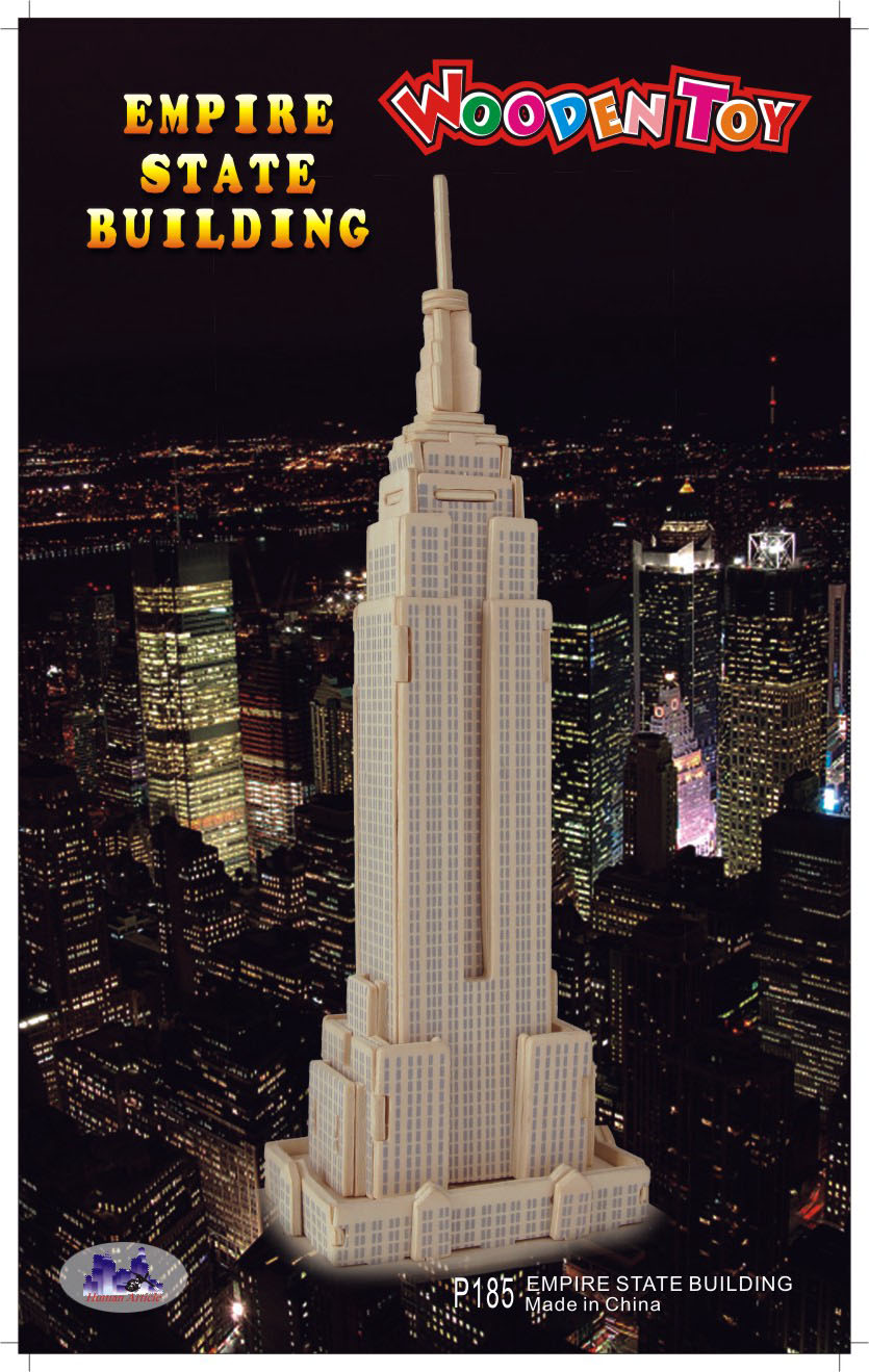 E-shop Woodcraft Drevené 3D puzzle Empire state building P185