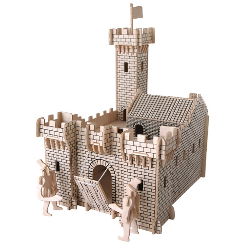 E-shop Woodcraft Drevené 3D puzzle Hrad I PH024