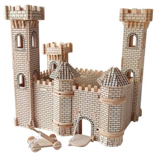 E-shop Woodcraft Drevené 3D puzzle Hrad II PH025