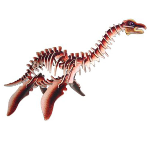 Woodcraft Drevené 3D puzzle Plesiosaurus farebný JC010