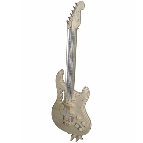 E-shop Woodcraft Drevené 3D puzzle Elektrická gitara GPM002