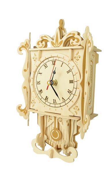 E-shop Woodcraft Drevené 3D puzzle Hodiny 2 PF004