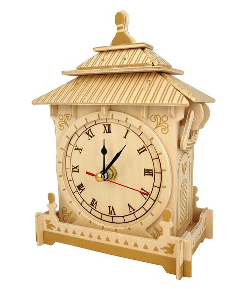 E-shop Woodcraft Drevené 3D puzzle Hodiny 1 PF002