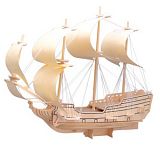 Woodcraft Drevené 3D puzzle Plachetnica Orol P128