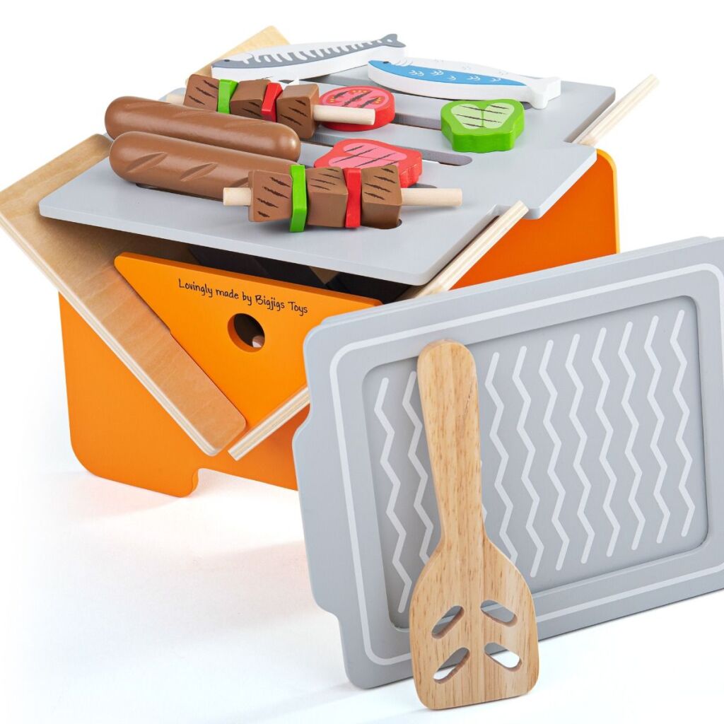 E-shop Bigjigs Toys Stolný gril
