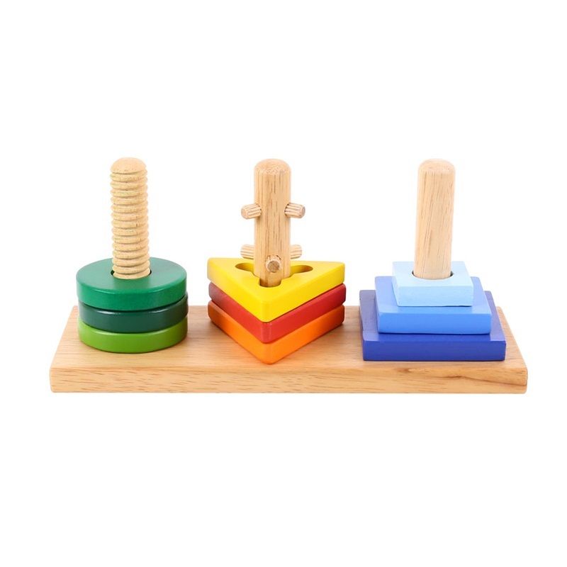 E-shop Bigjigs Toys Nasadzovacie puzzle - Nasaď a otoč