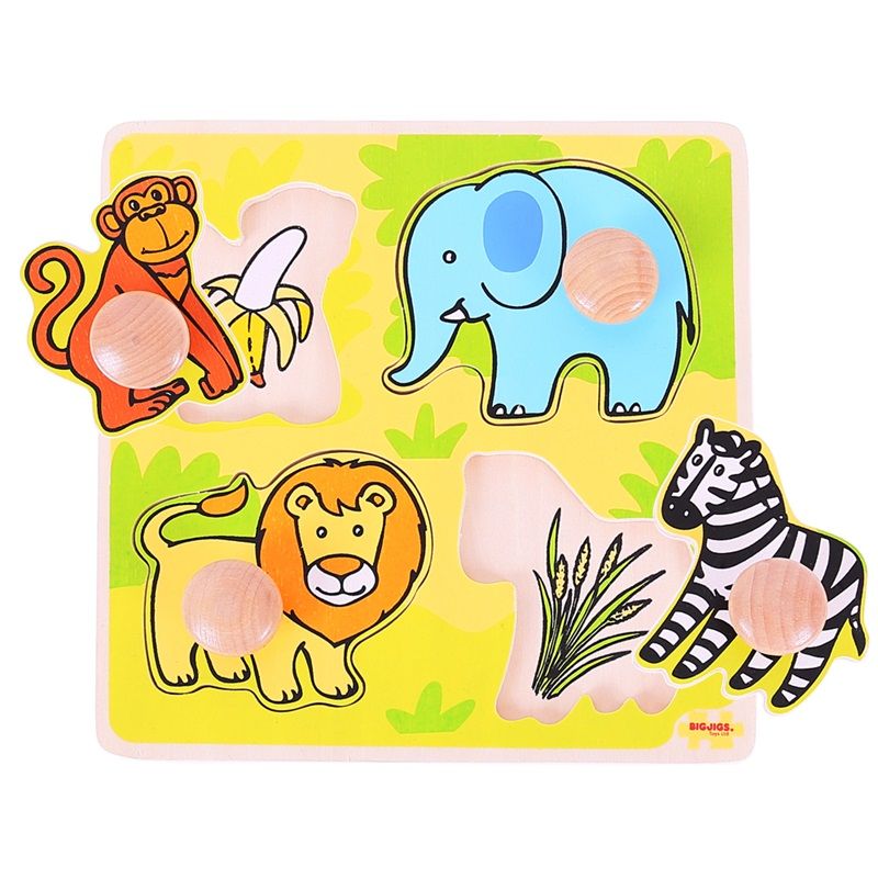 E-shop Bigjigs Toys Moje prvé vkladacie puzzle - Safari