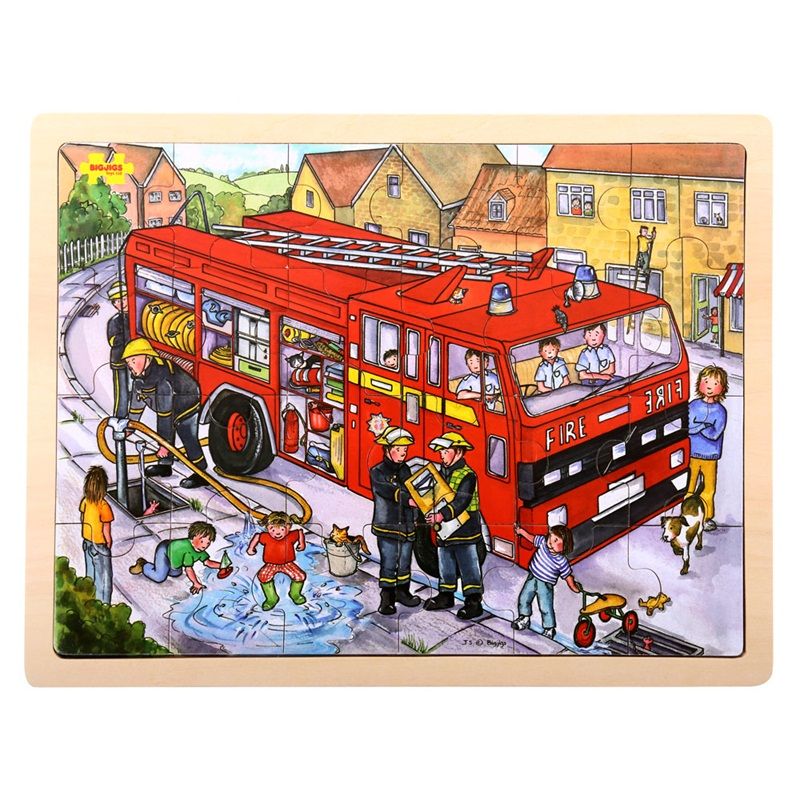 E-shop Bigjigs Toys Puzzle Hasiči 24 ks
