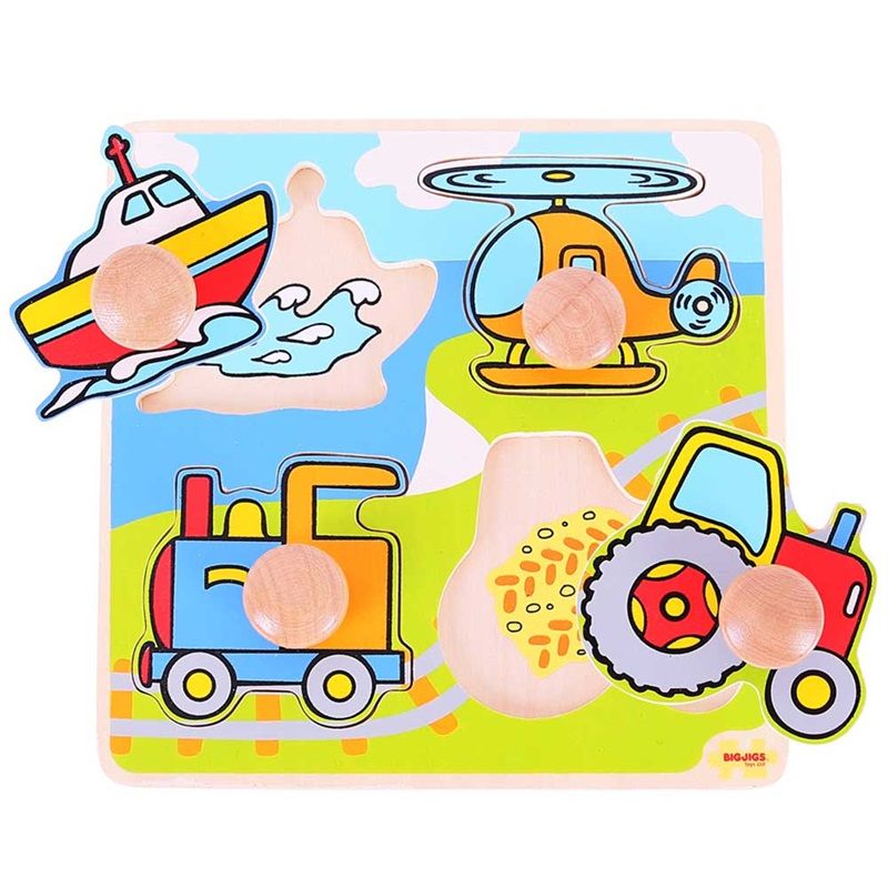 E-shop Bigjigs Toys Moje prvé vkladacie puzzle - Doprava