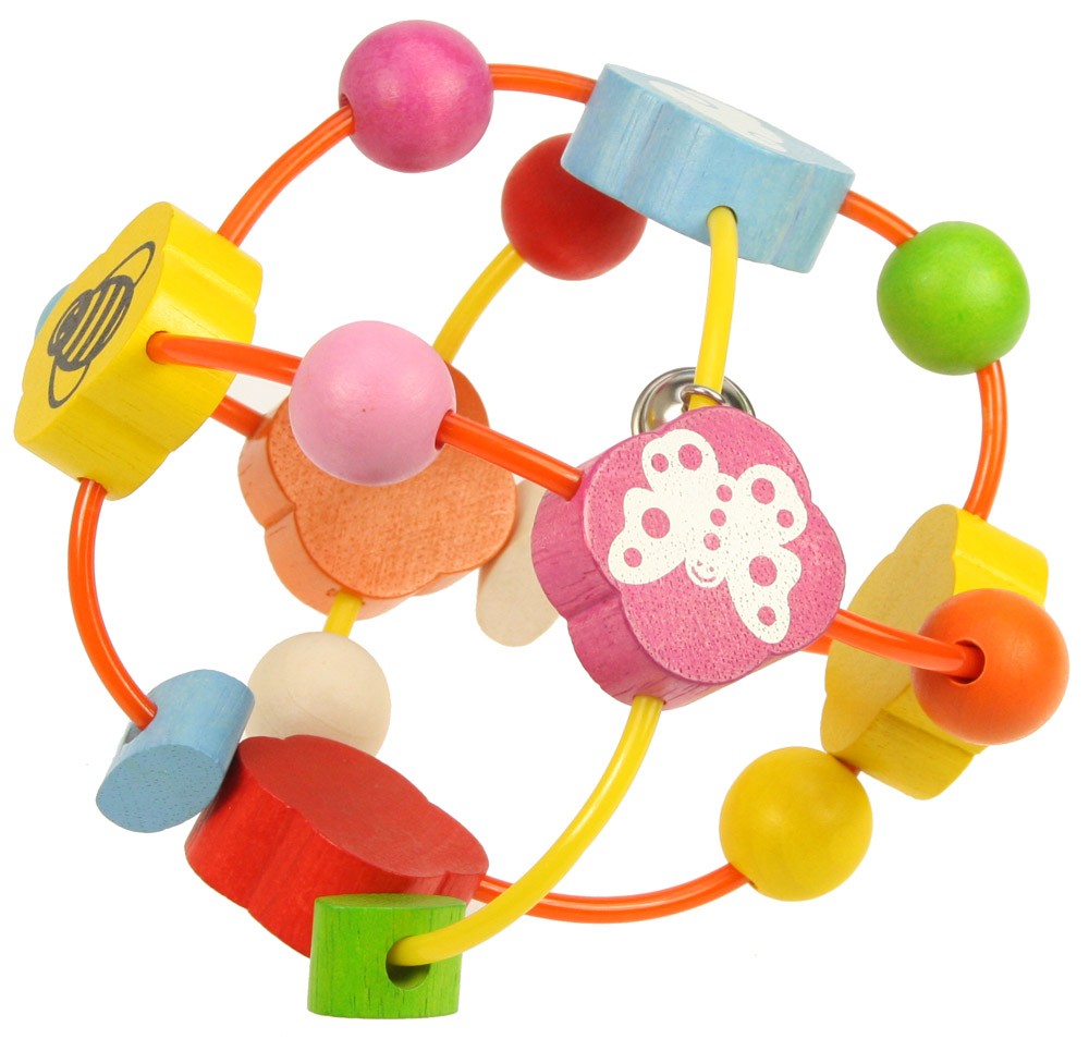 E-shop Bigjigs Toys Hrkálka a hryzátko Aktívna lopta
