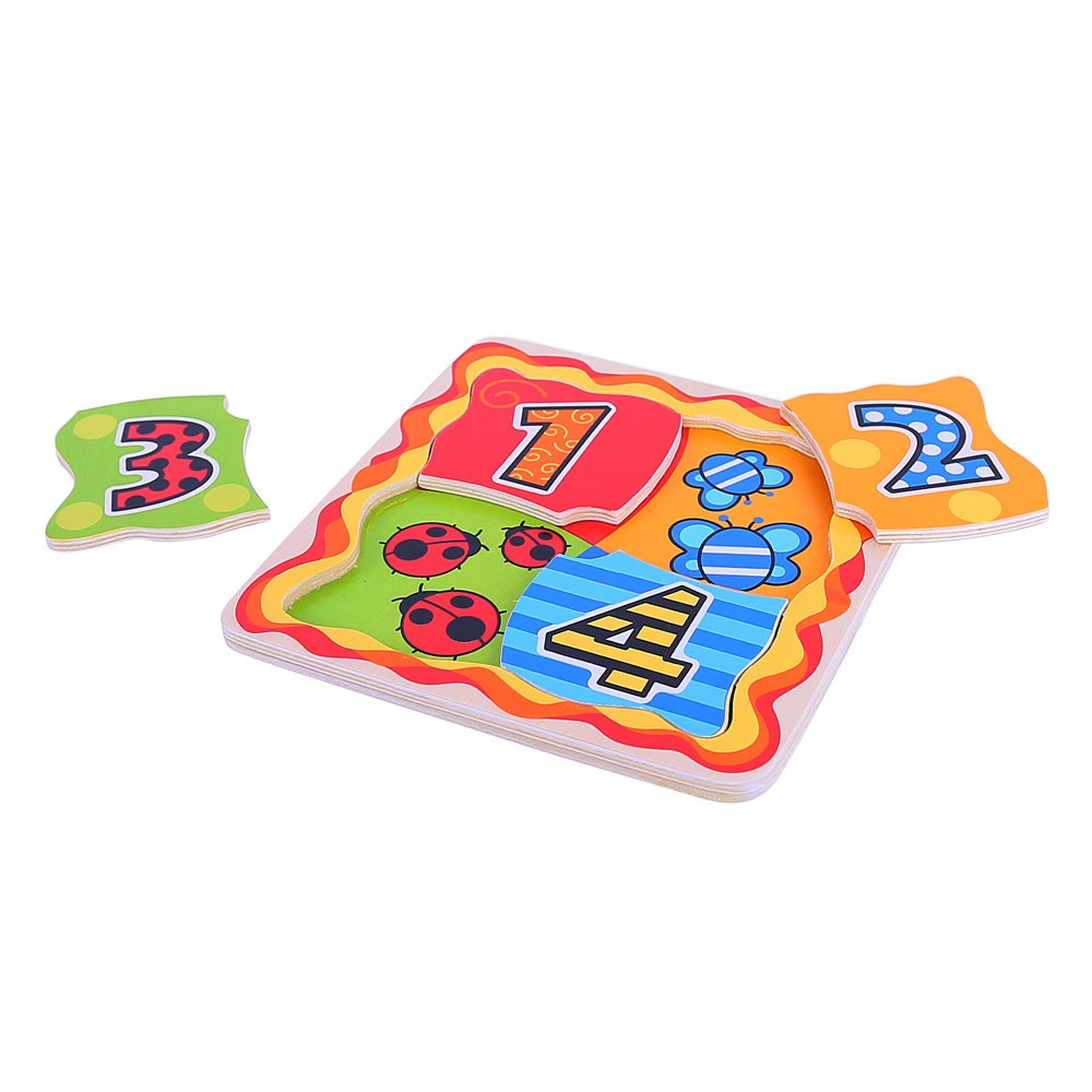 E-shop Bigjigs Toys Moje prvé počítacie puzzle
