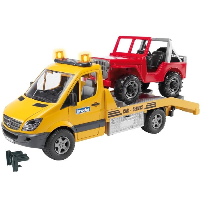 Bruder MERCEDES BENZ Sprinter - odťah, jeep