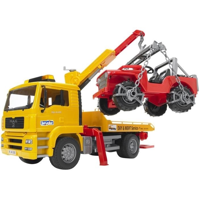E-shop Bruder 2750 Nákladné auto MAN - odťah + jeep