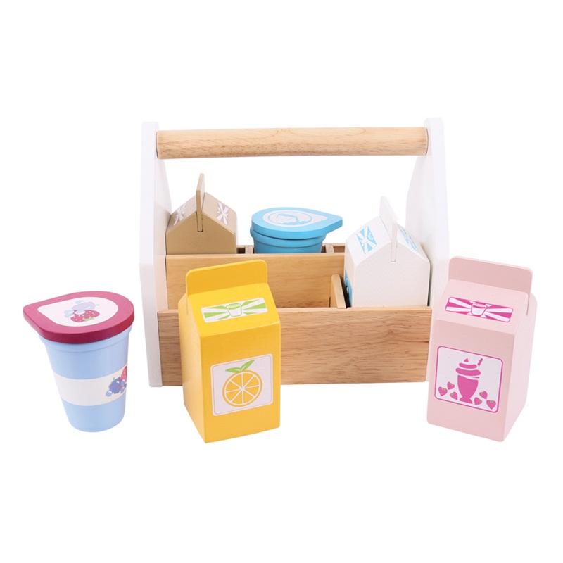 E-shop Bigjigs Toys Drevené potraviny v prepravke
