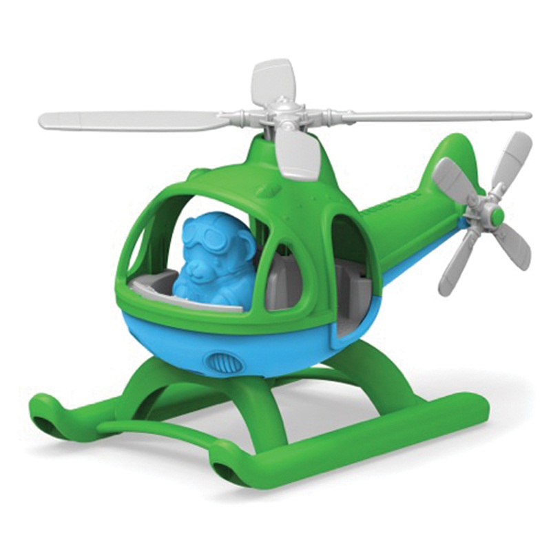 E-shop Green Toys Vrtuľník zelený
