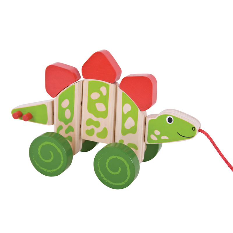 E-shop Bigjigs Toys Ťahacia hračka - Dinosaurus
