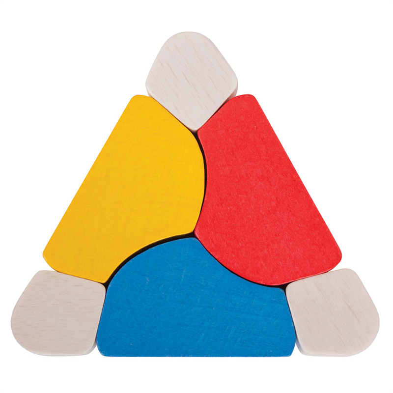 E-shop Bigjigs Toys drevená hračka Triangel Twister