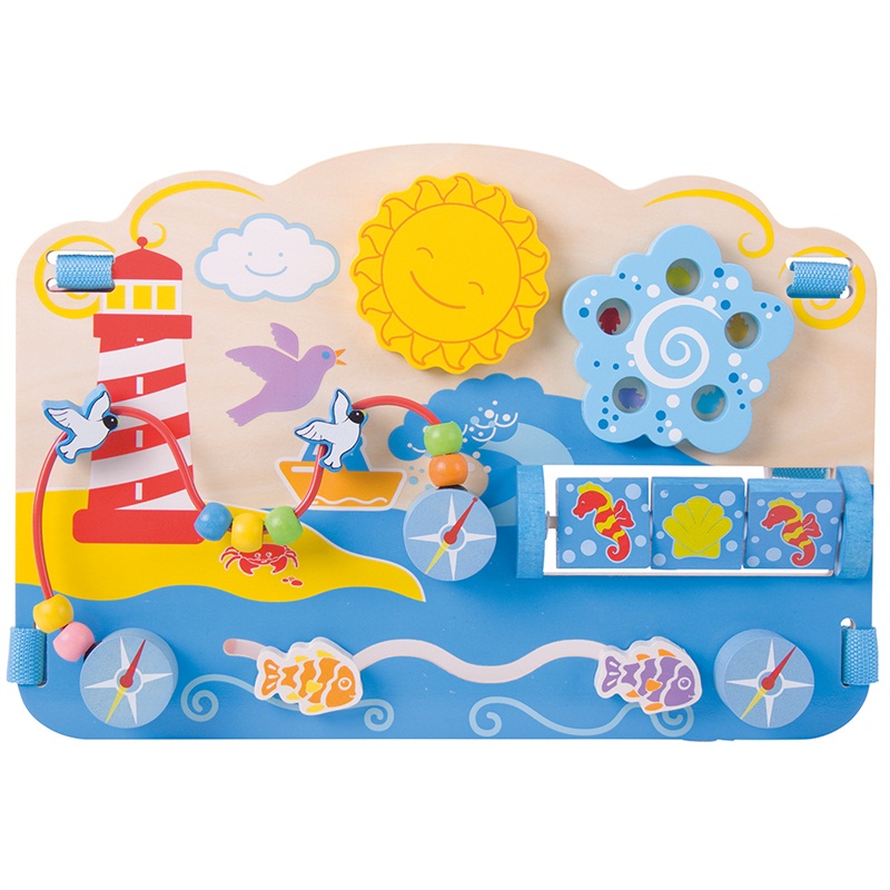 E-shop Bigjigs Toys Drevená aktívna doska More