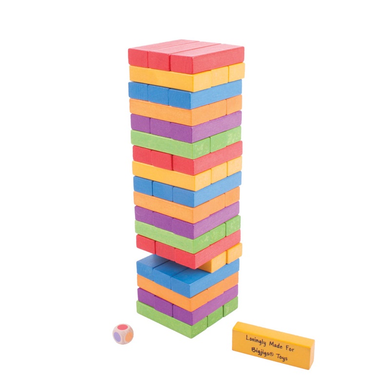 E-shop Drevená hra Farebná Jenga